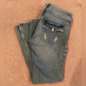 Hollister Women's Blue Boot Cut Jeans / Liw Rise